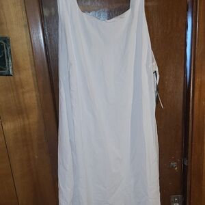 Kate Spade White Linen Sleeveless Dress